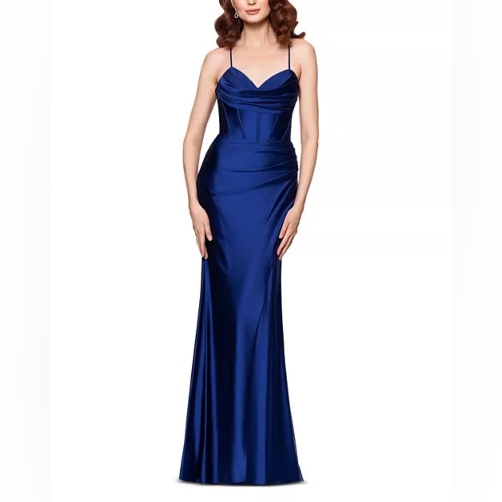 AQUA
Satin Corset Gown - Exclusive